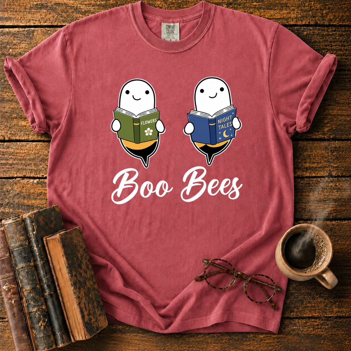 Boo Bees Reading T-Shirt