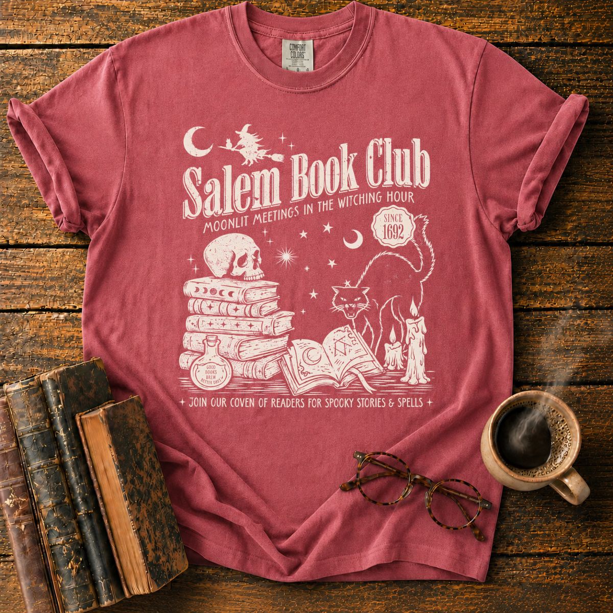 Salem Book Club Witchy T-Shirt