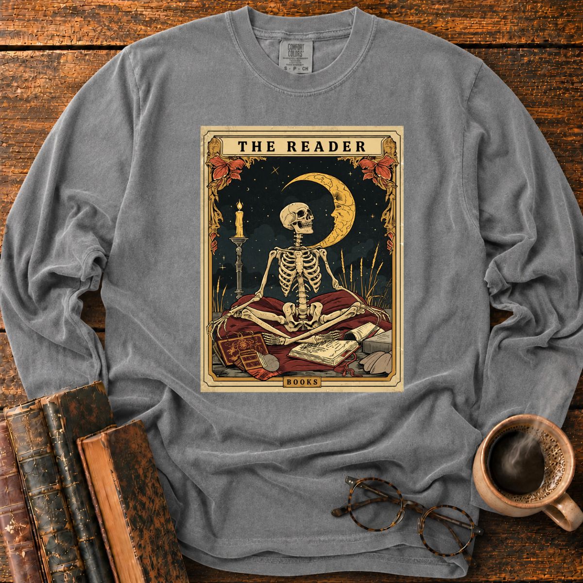 The Reader Tarot LS T-Shirt