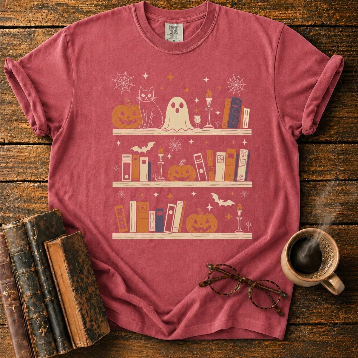 Haunted Halloween Shelf Collection T-Shirt