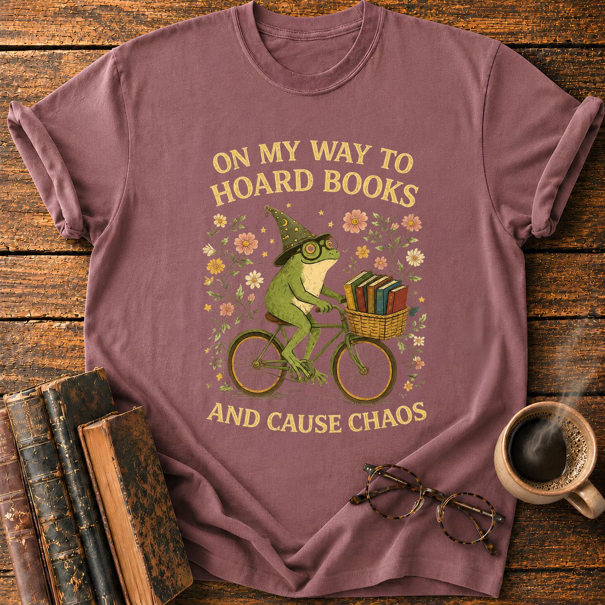 On My Way To Hoard Books T-Shirt