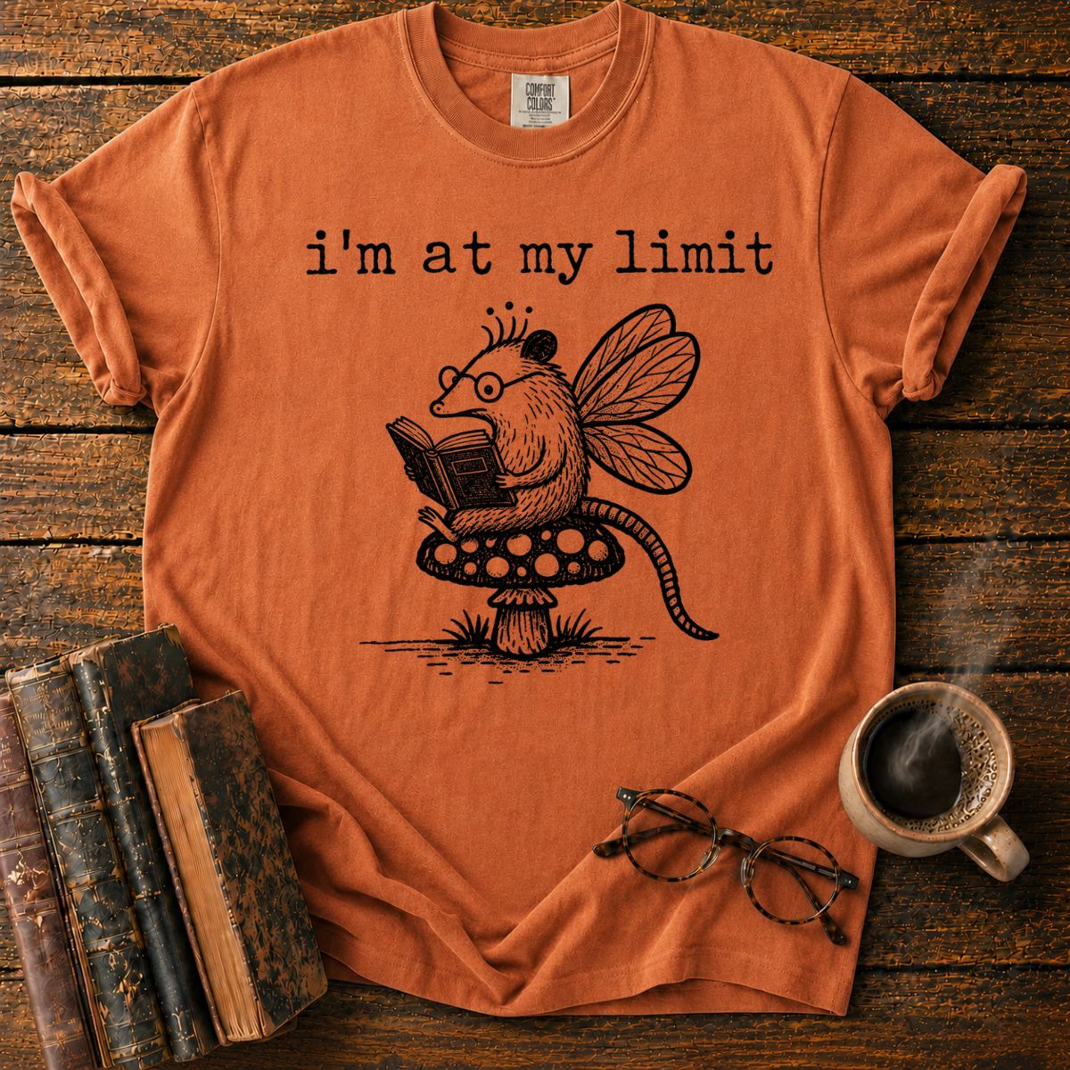 Vintage Fairy Mouse at Its Limit T-Shirt