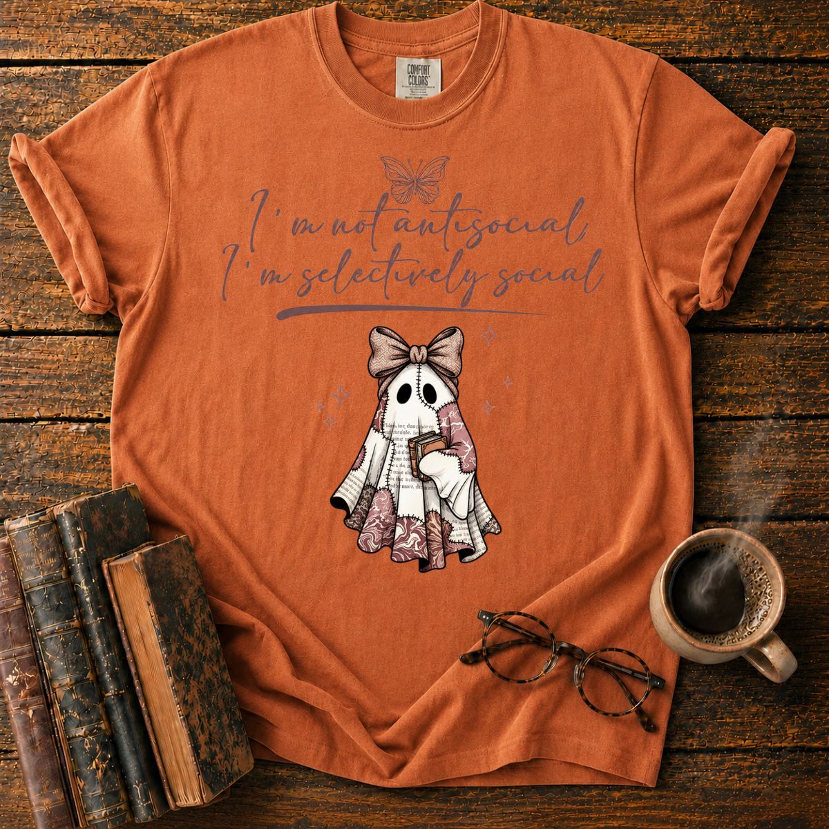 Selectively Social Ghost T-Shirt