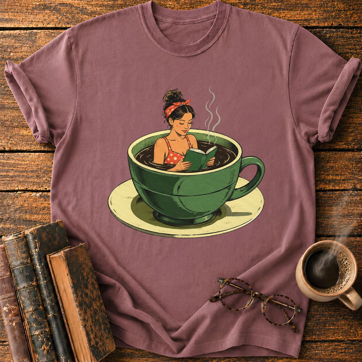 A Woman Reading A Book T-Shirt