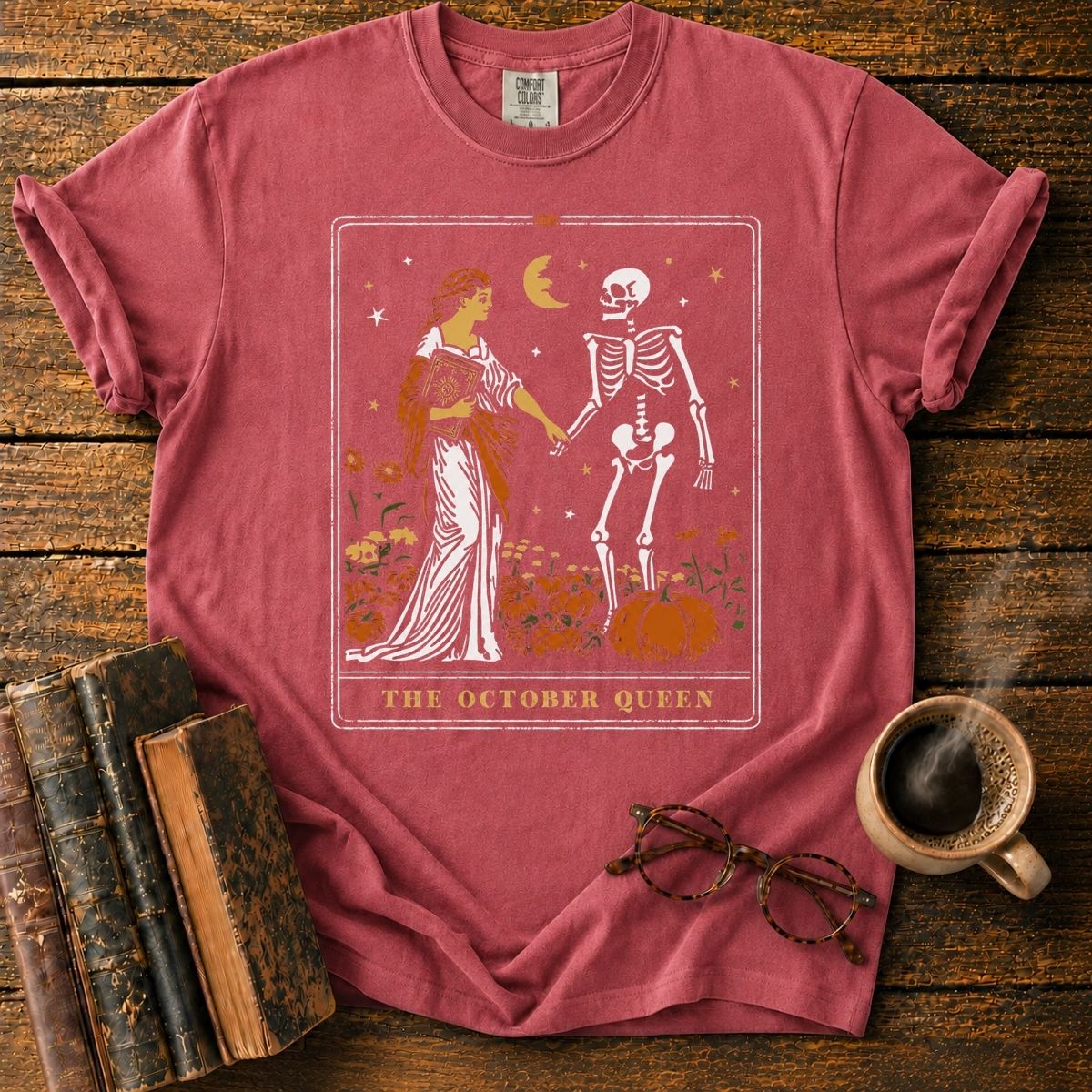 The October Queen Tarot Card T-Shirt