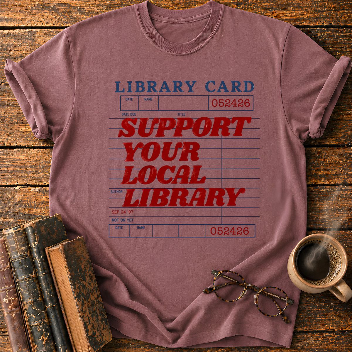 Library Card T-Shirt