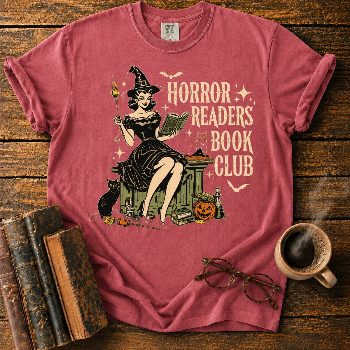 Vintage Witch Readers Club T-Shirt