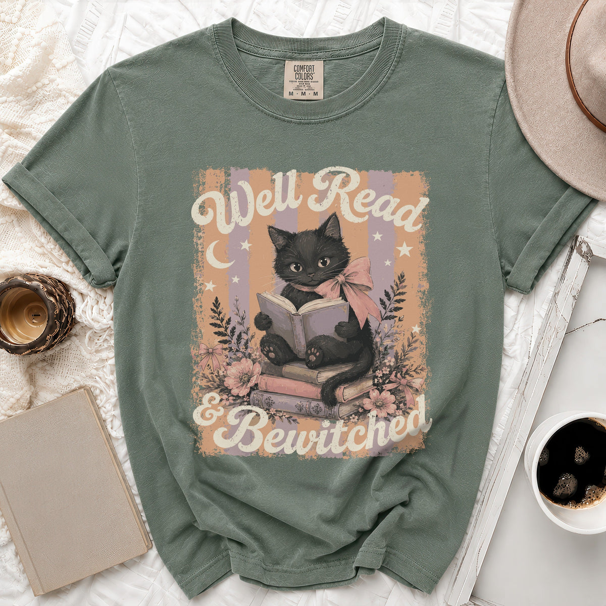 Well Read Cat Tee