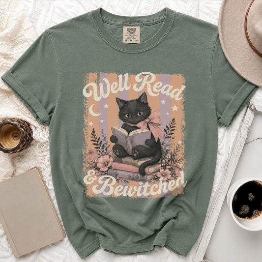 Well Read Cat Tee