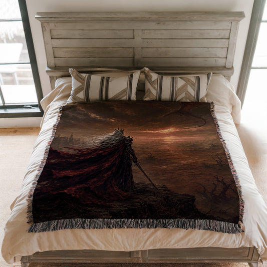 Western Wastes Woven Throw Blanket