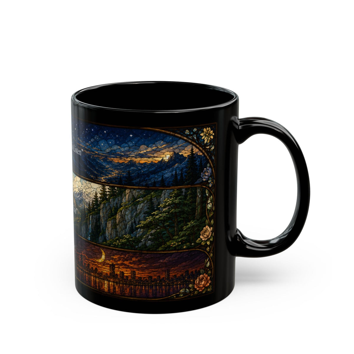 Stained Glass Maas Realms Mug