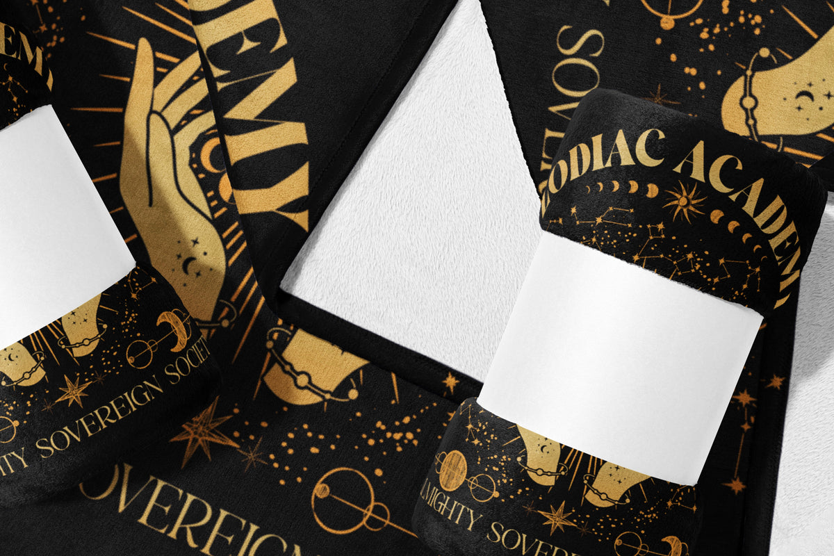 Zodiac Academy Almighty Sovereign Society Velveteen Plush Blanket