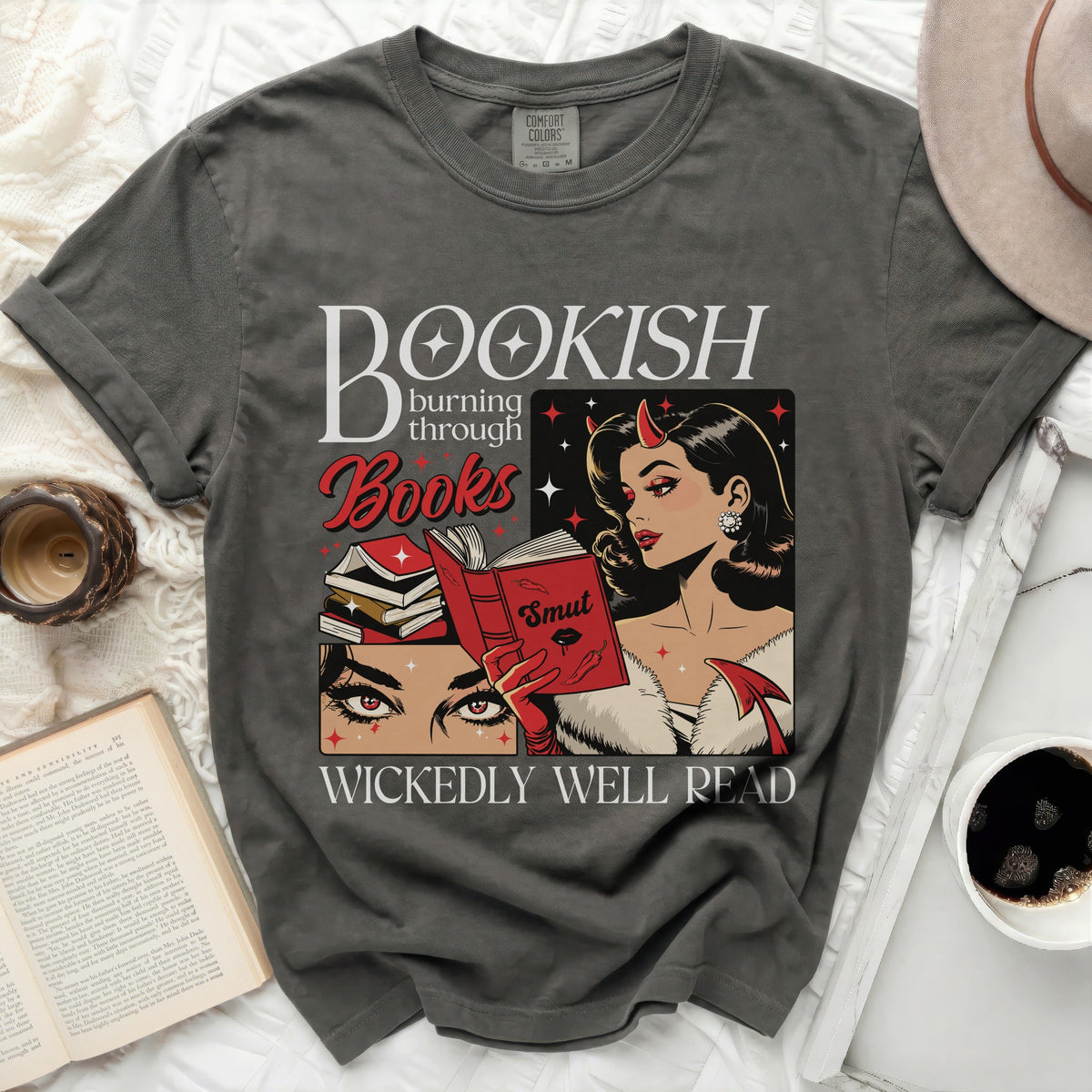 Wicked Smut Reader Pin-Up Tee