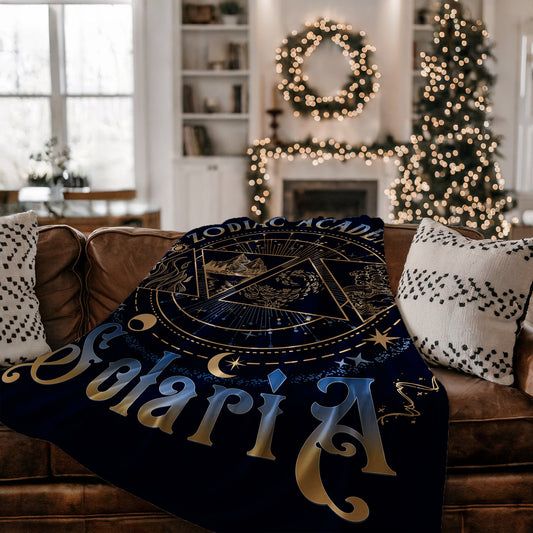Zodiac Academy Solaria Elemental Powers Velveteen Plush Blanket