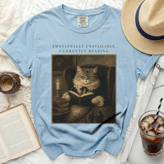 Unavailable Reader Cat Tee