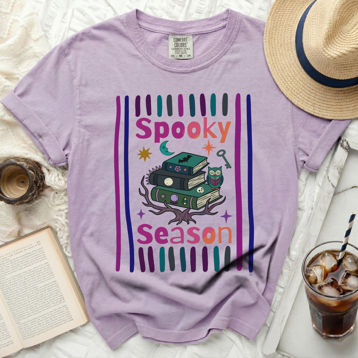 Spooky Season Books Arcane Tee