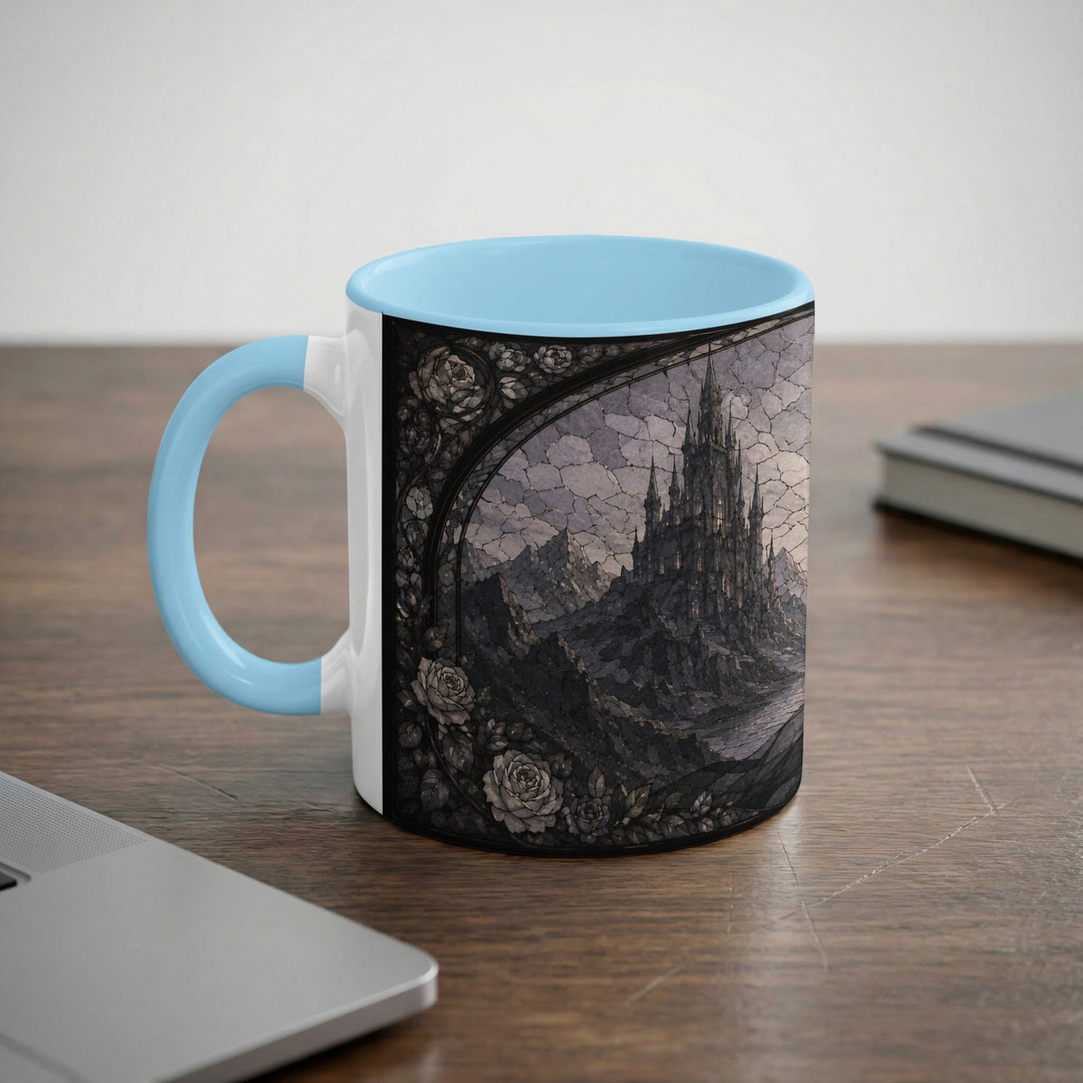 Assassin & Stag Stained Glass Mug