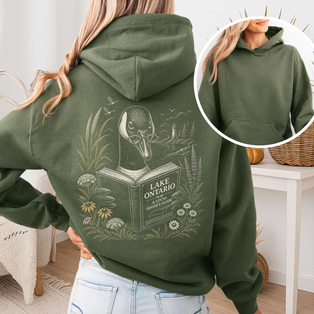 Lake Ontario Local Goose Guide Hoodie