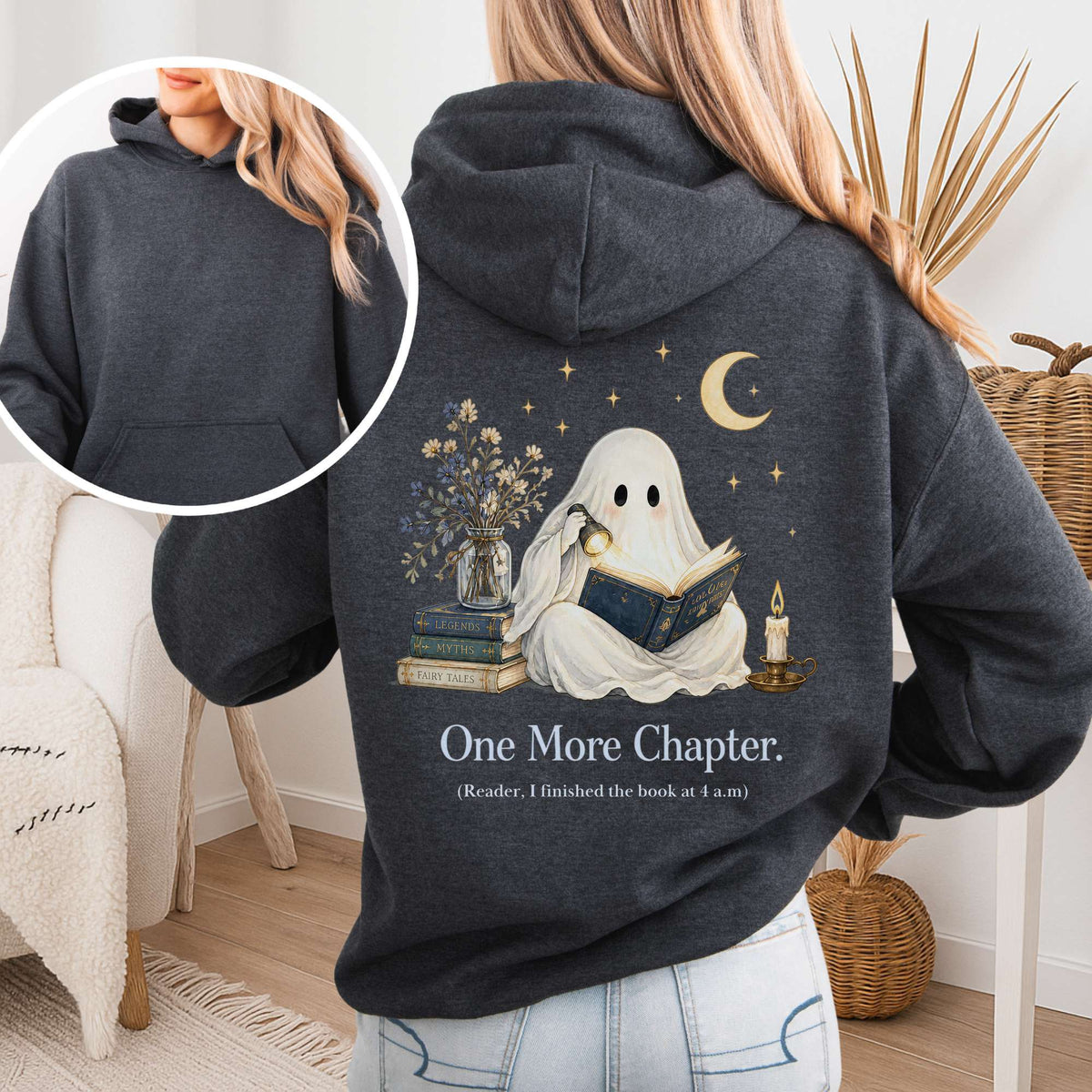 One More Chapter Ghost Reader Hoodie