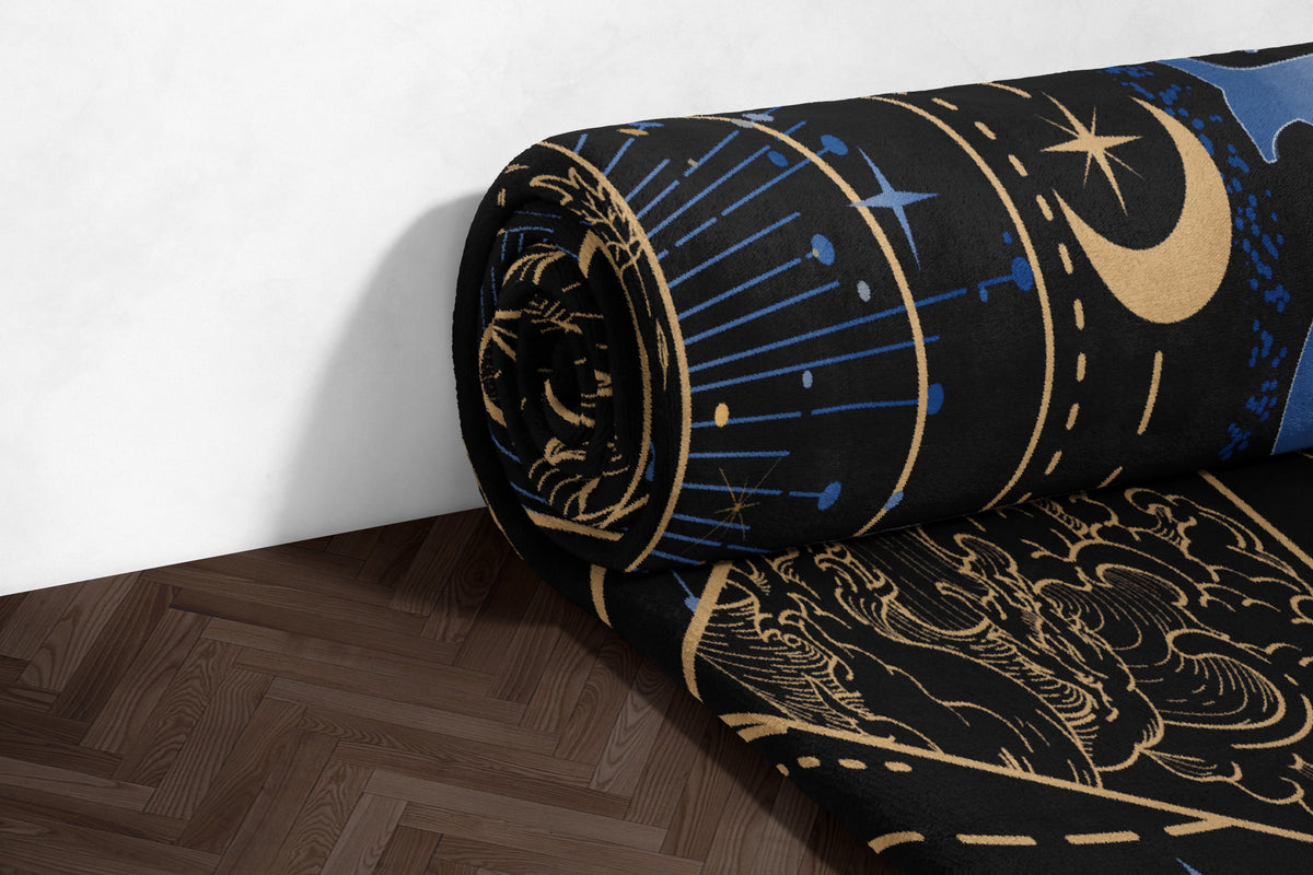Zodiac Academy Solaria Elemental Powers Velveteen Plush Blanket