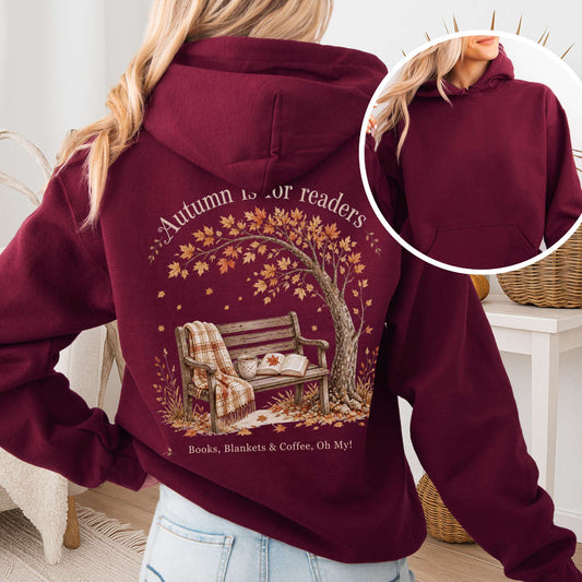 Autumn Is for Readers Literary Hoodie
