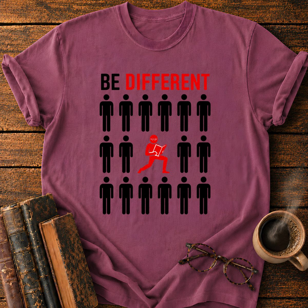 Be Different Standout Reader T-Shirt