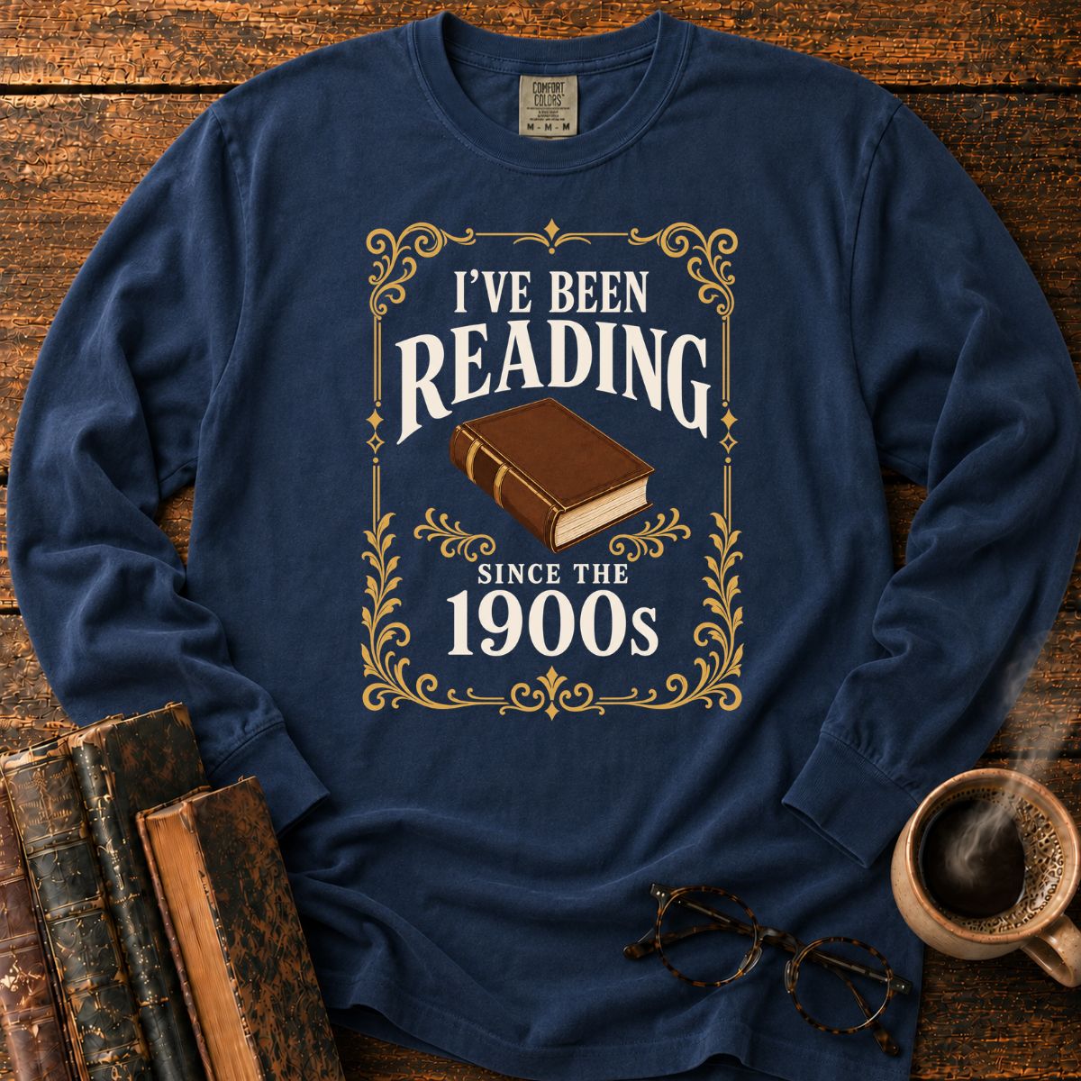 Vintage Reading Since The 1900s LS T-Shirt