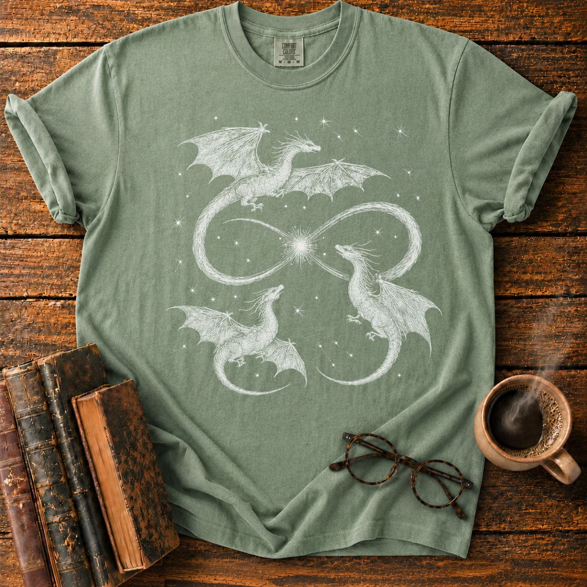 Cosmic Dragons Around Infinity T-Shirt