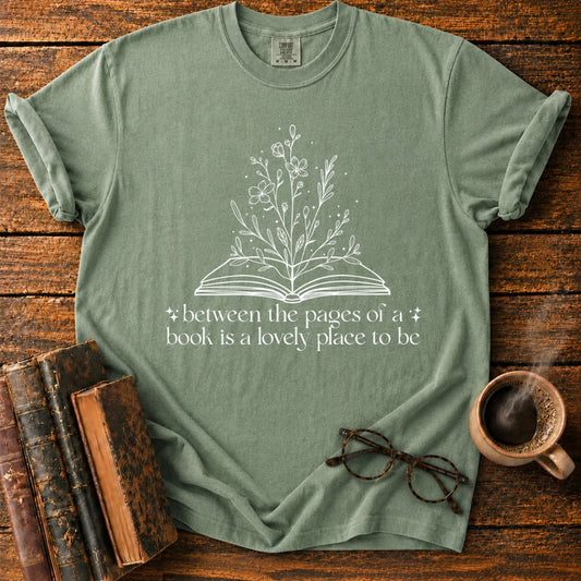 Botanical Book Quote on Forest T-Shirt