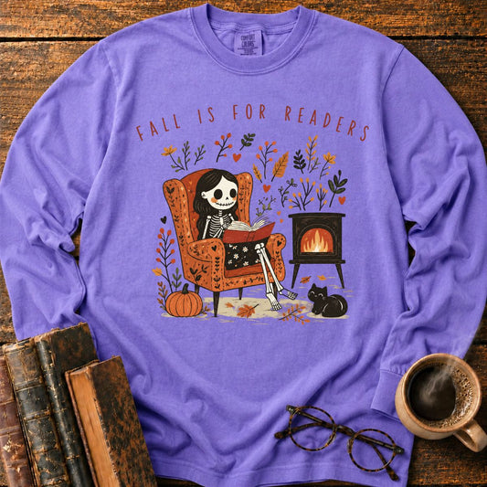 Fall Is For Readers LS T-Shirt
