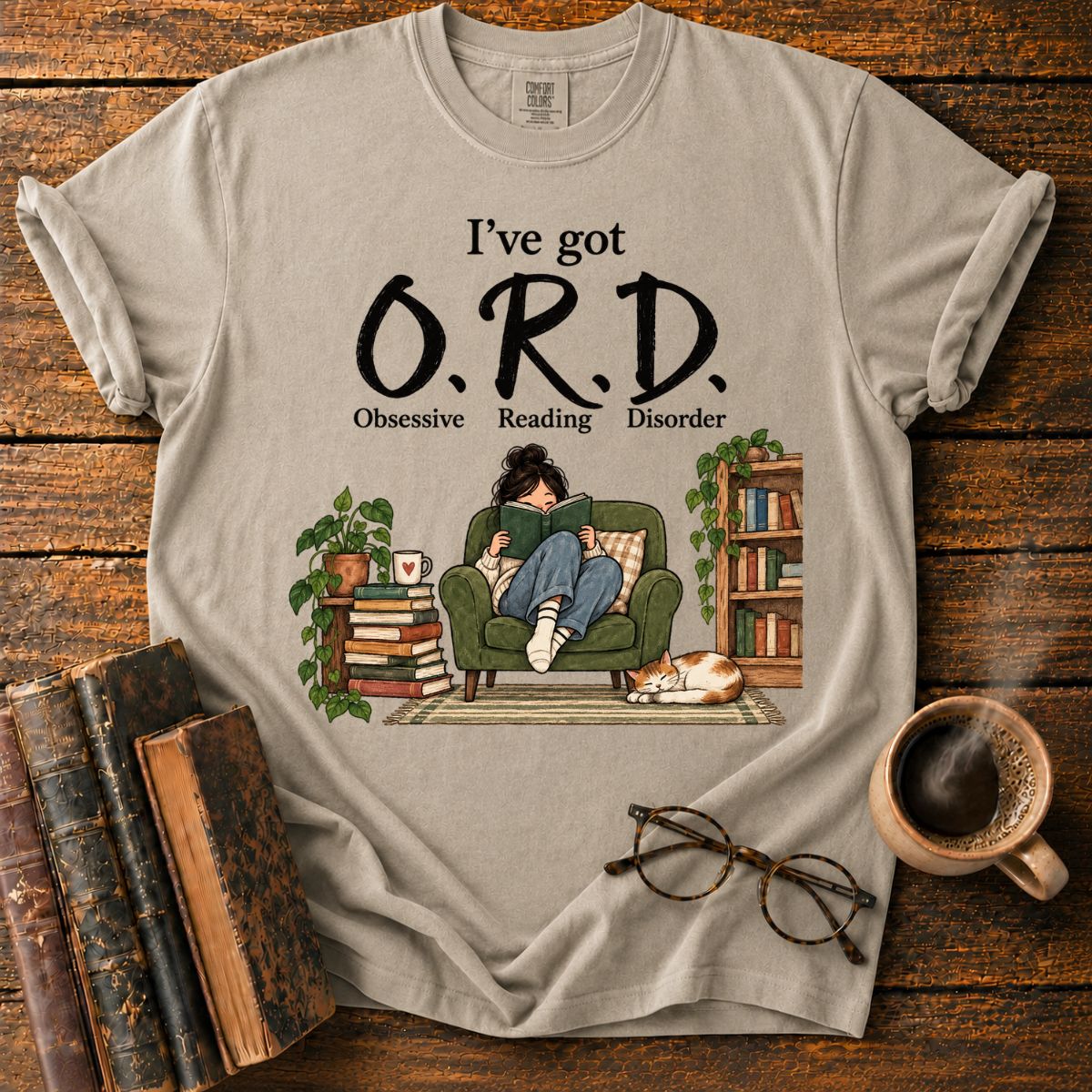 Obsessive Reading Disorder Book Lover T-Shirt