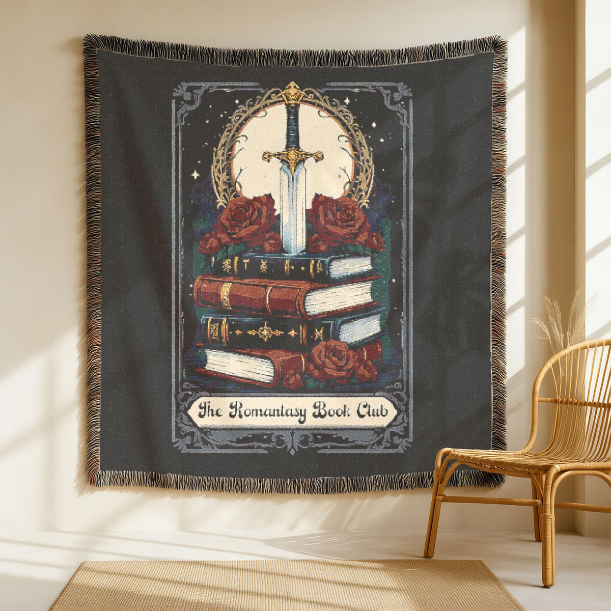 Romantasy Book Club Woven Blanket