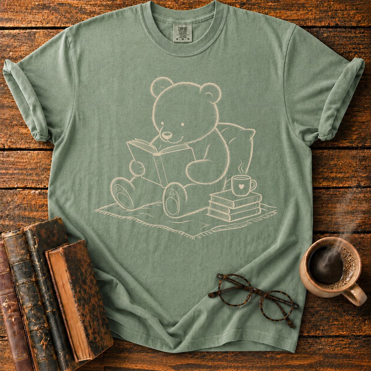 Teddy Bear Reading Corner T-Shirt