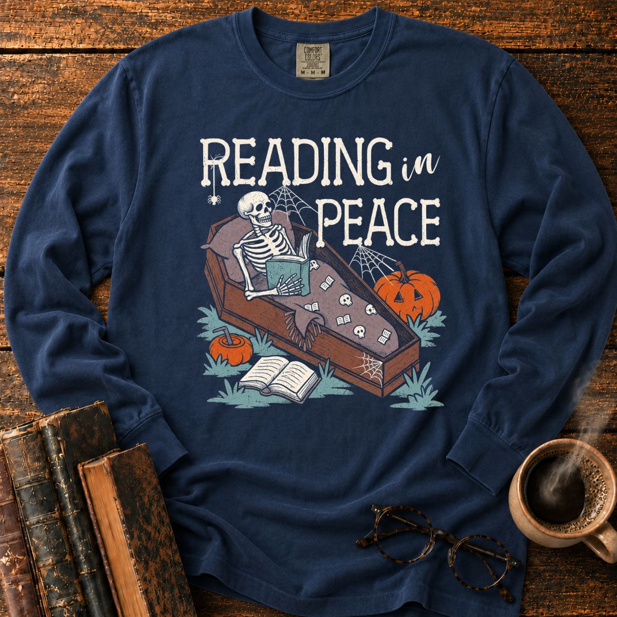 Reading In Peace LS T-Shirt