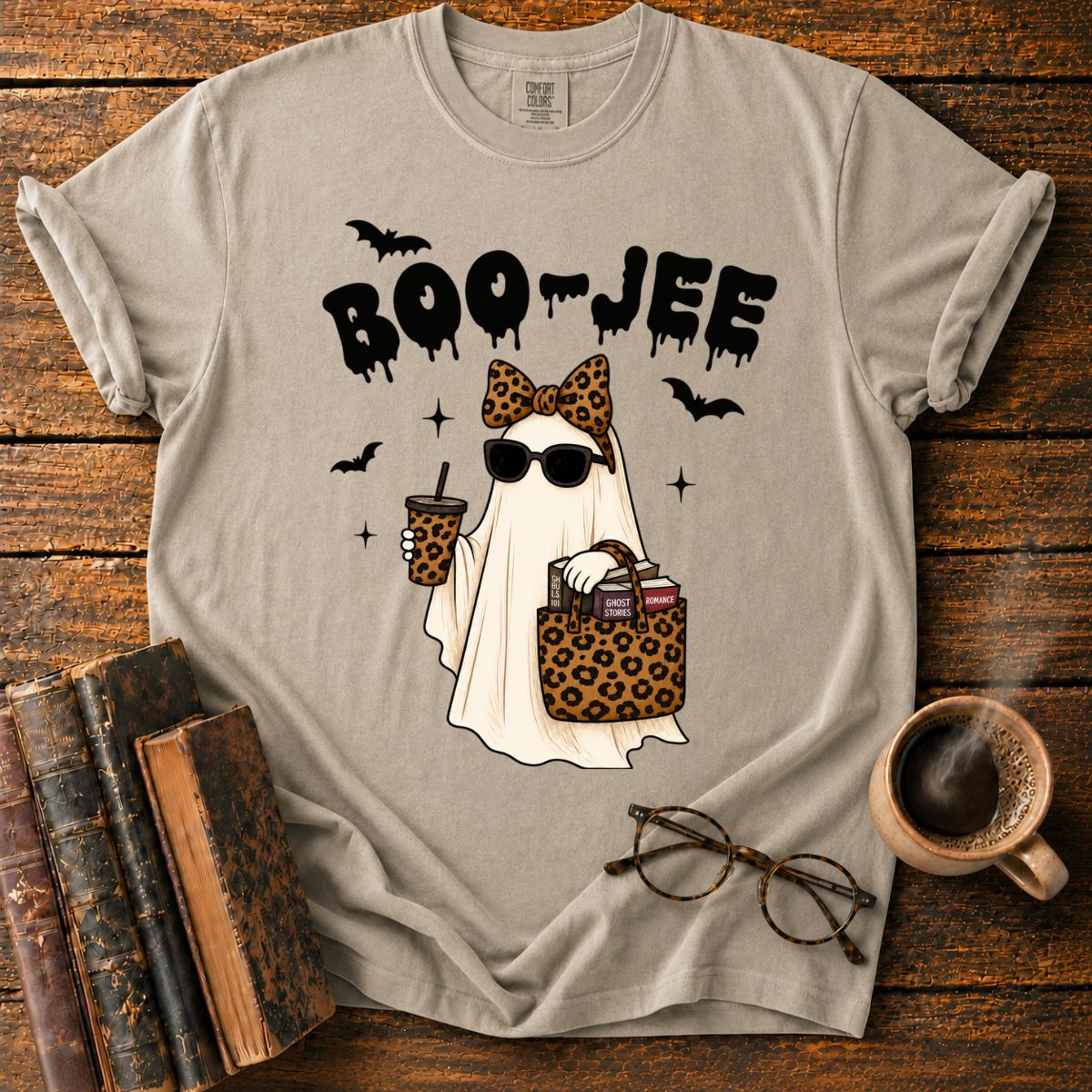 Boo-Jee Ghost’s Halloween Chic T-Shirt