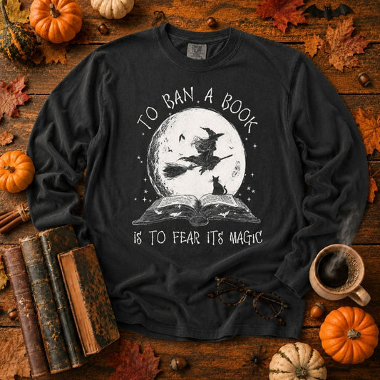 To Ban a Book’s Moonlit Magic Long Sleeve T-Shirt