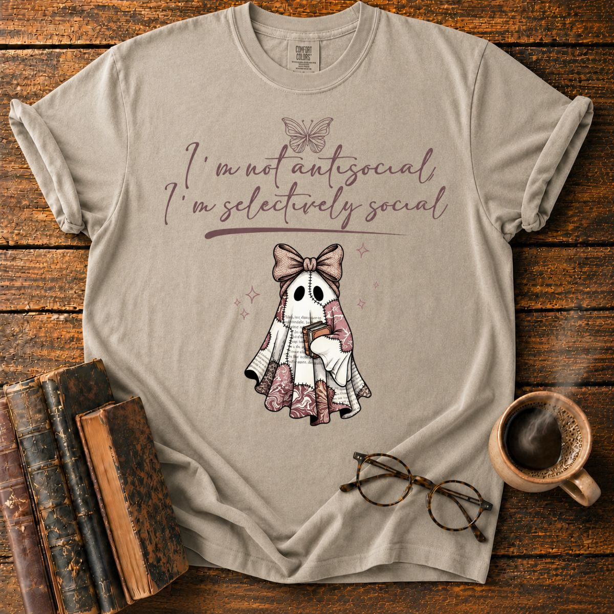 Selectively Social Ghost T-Shirt