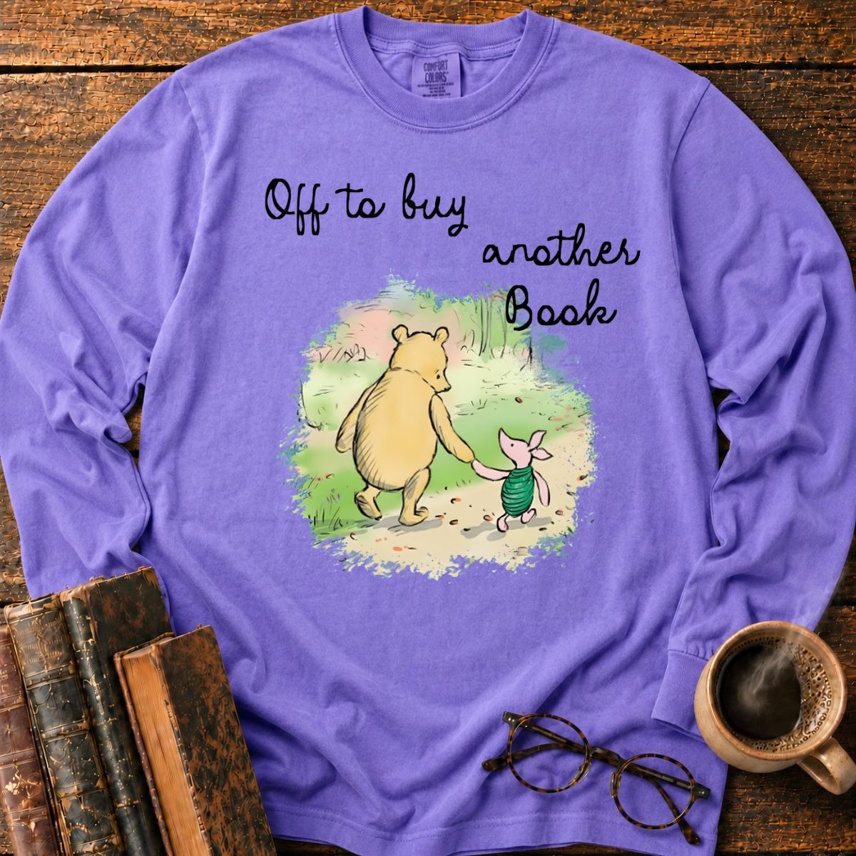 Off To Buy Another Book LS T-Shirt