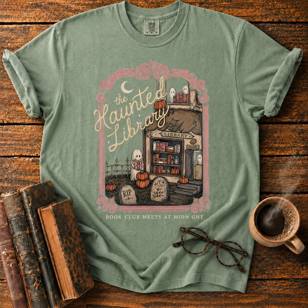 The Haunted Library T-Shirt