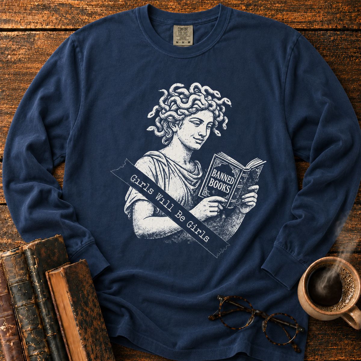 Marble Muse and Banned Books LS T-Shirt