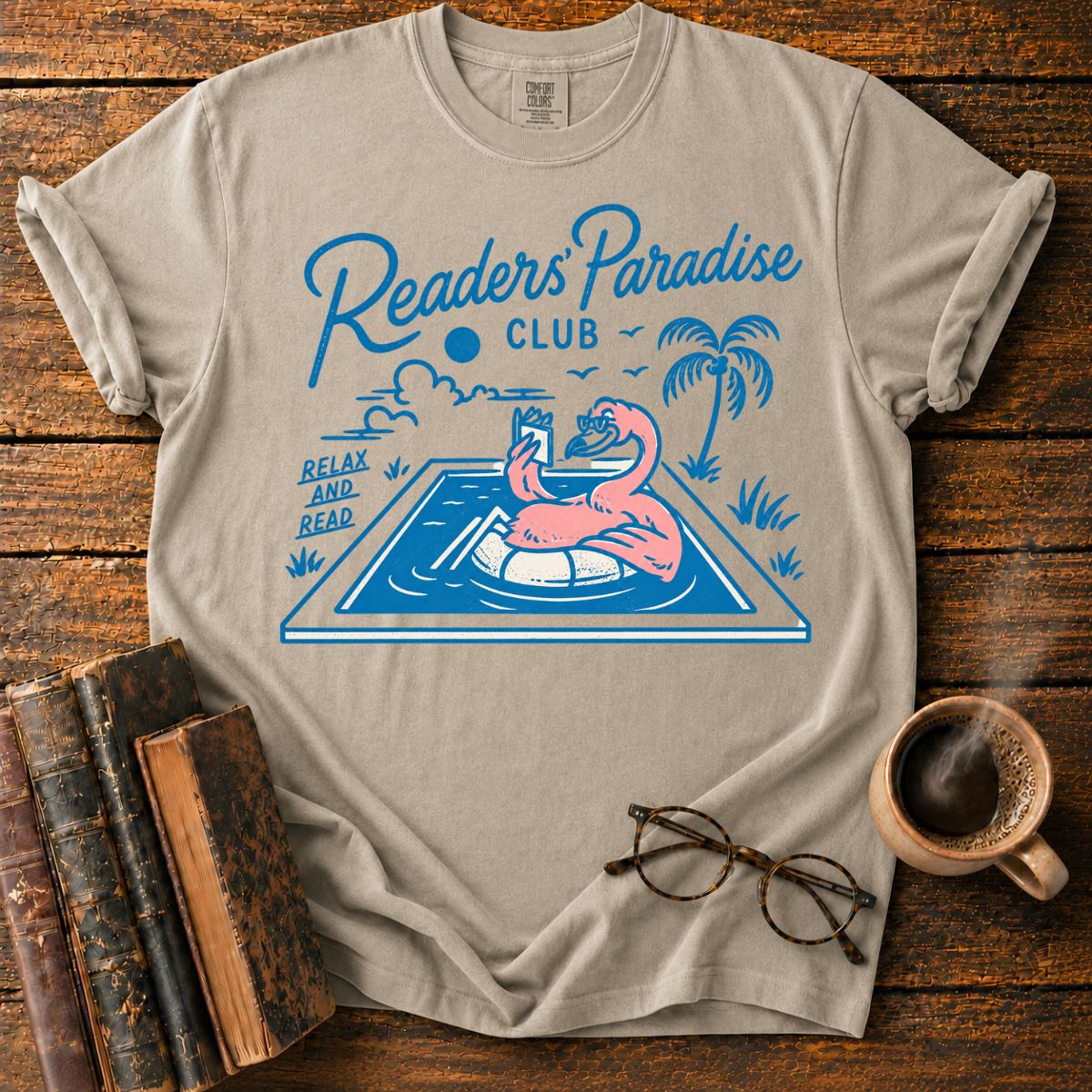 Readers Paradise Club Flamingo T-Shirt