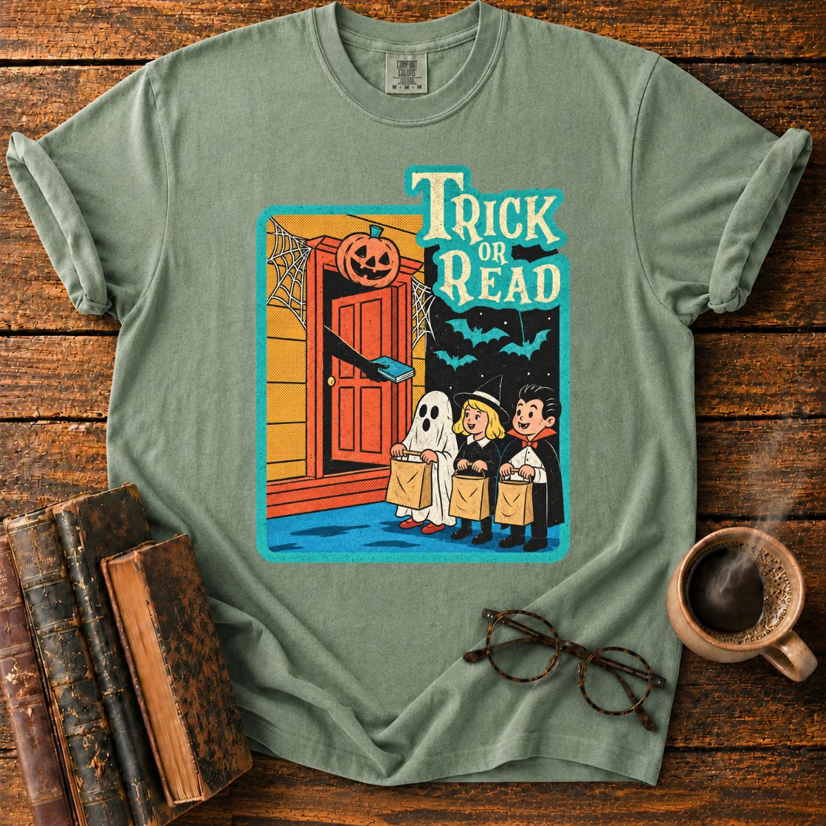 Trick or Read Halloween T-Shirt