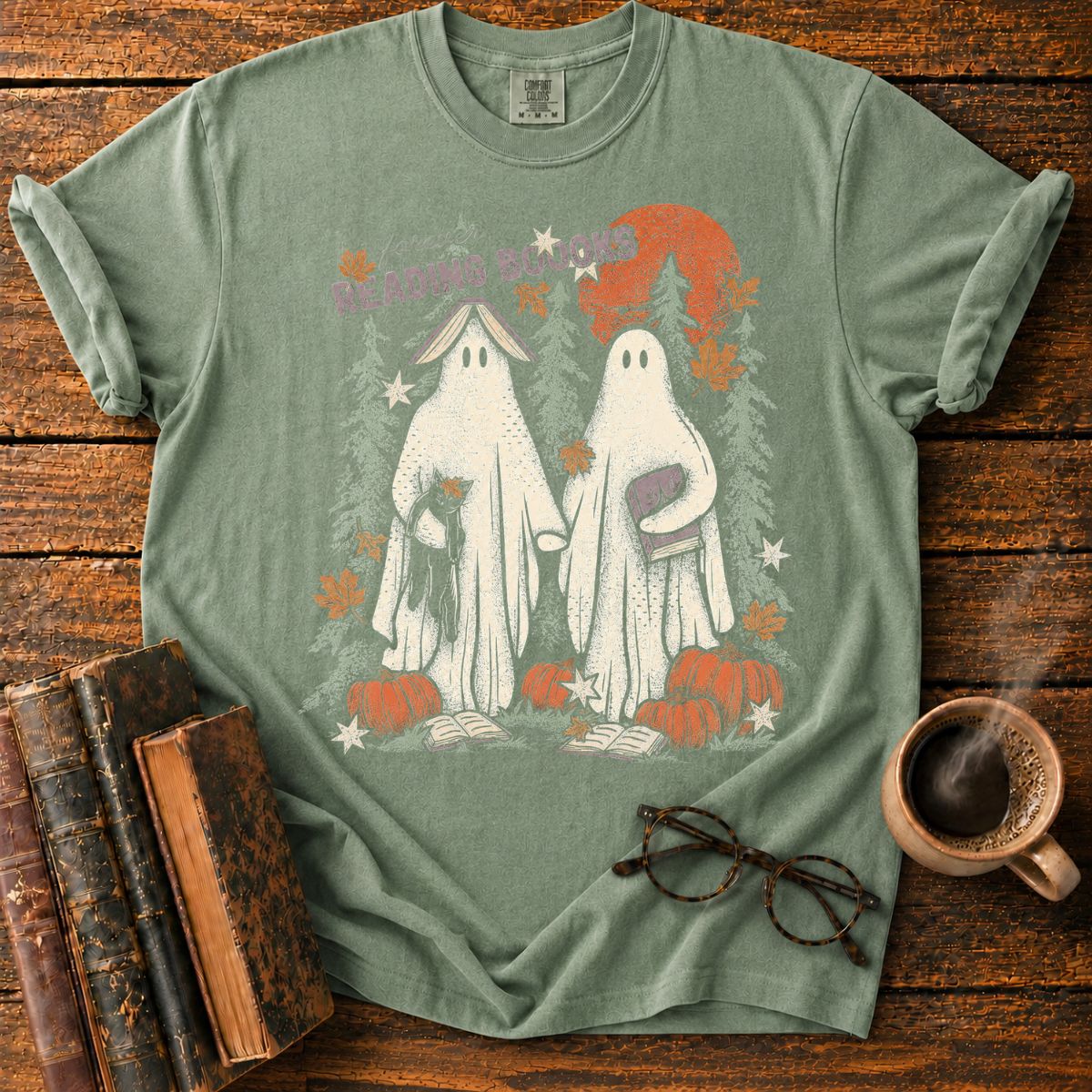 Forever Reading Under the Autumn Moon T-Shirt