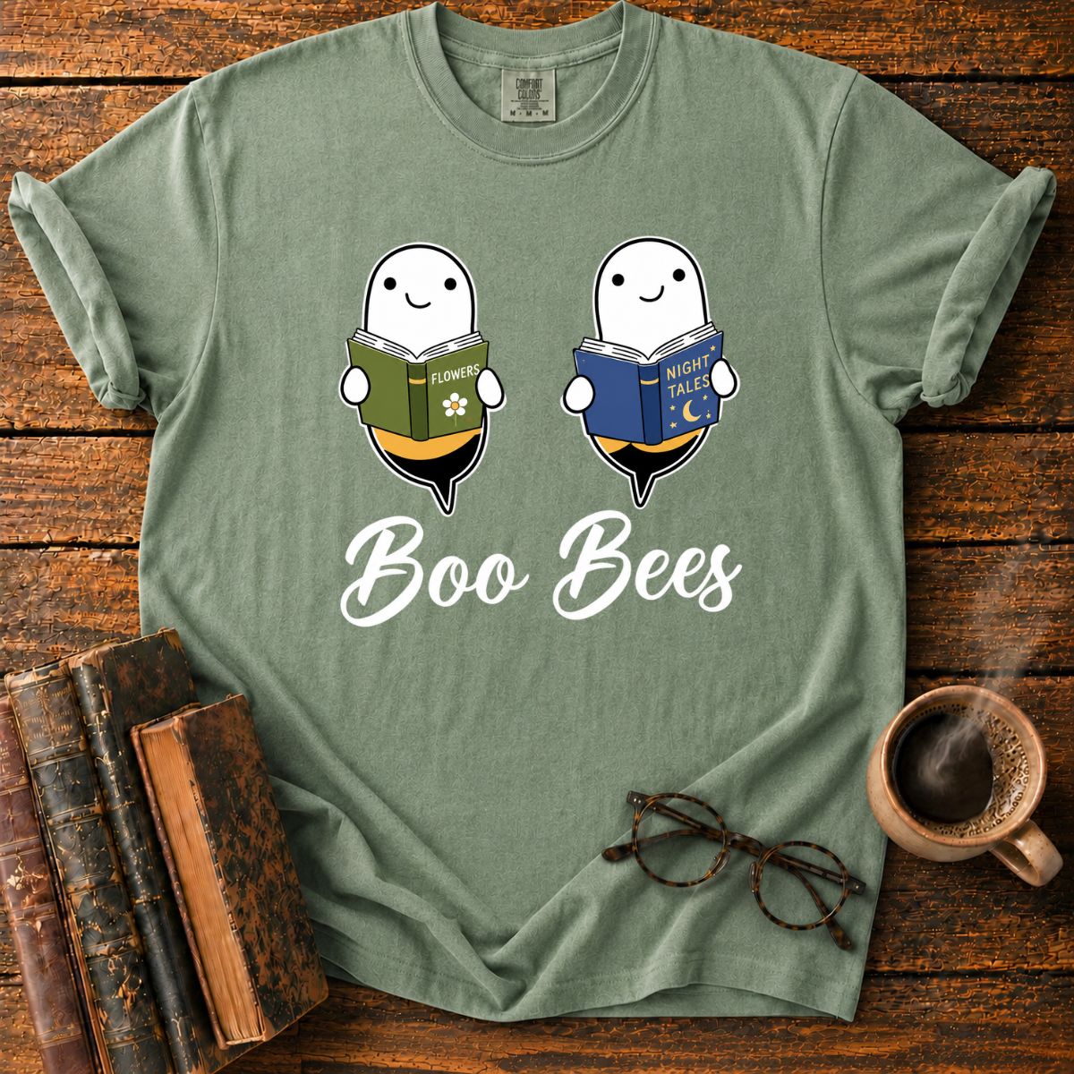Boo Bees Reading T-Shirt
