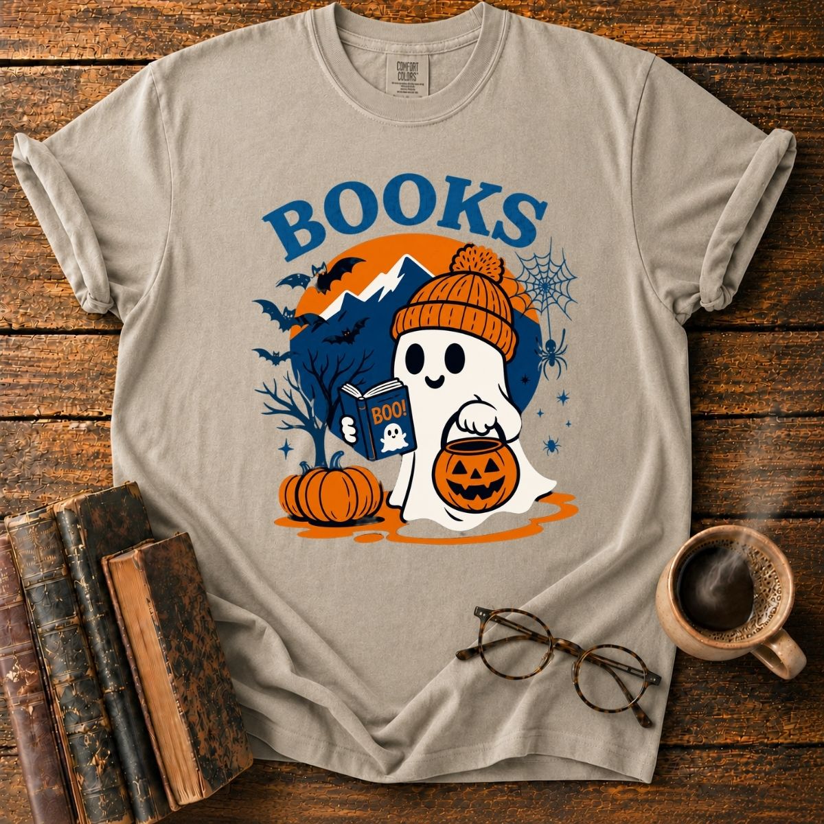 Spooky Books and Ghostly Tales T-Shirt