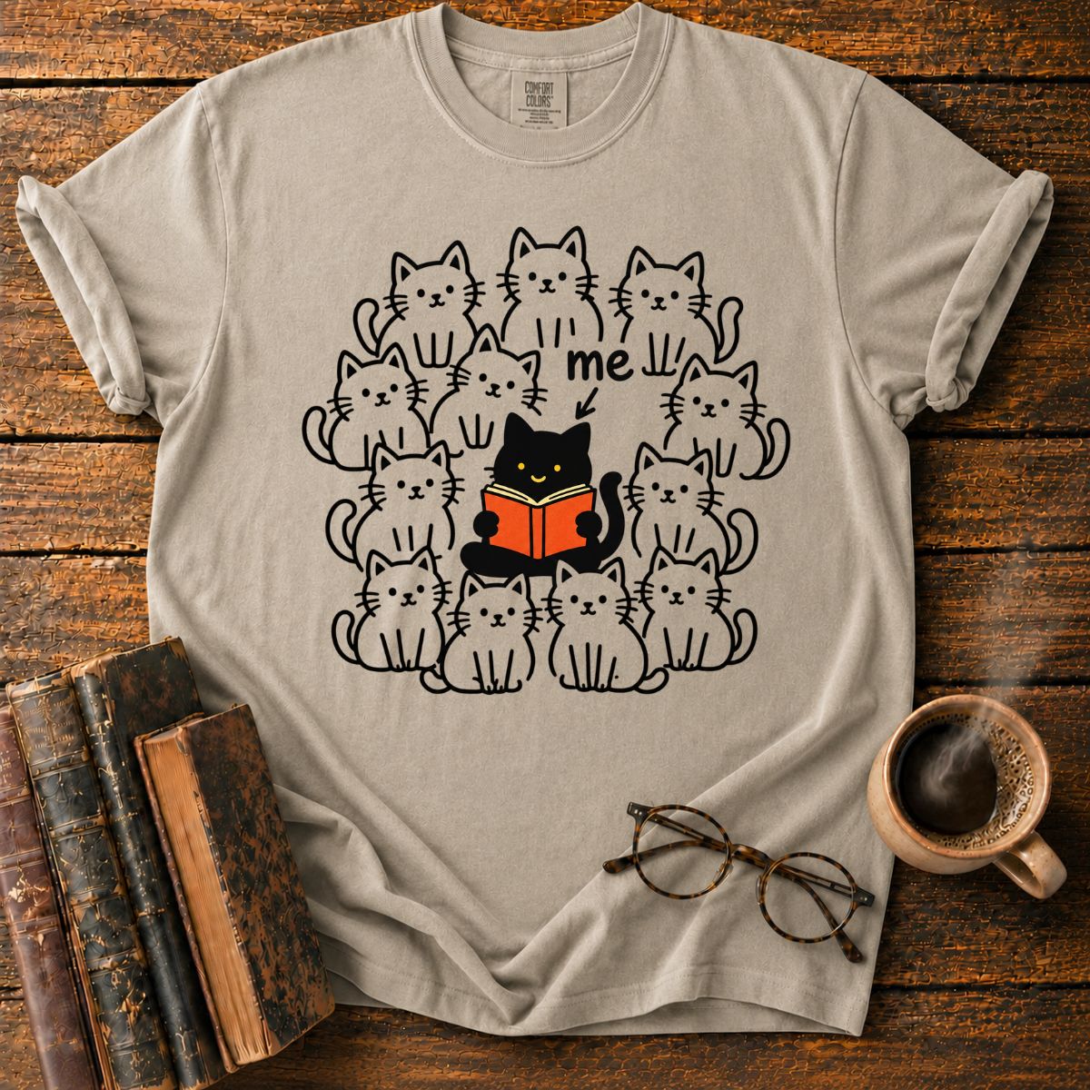 Me Among the Cats T-Shirt