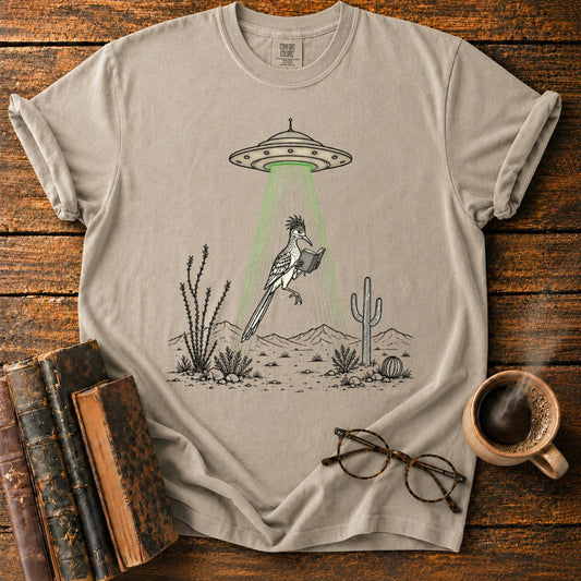 Reading Roadrunner in the Green Beam T-Shirt