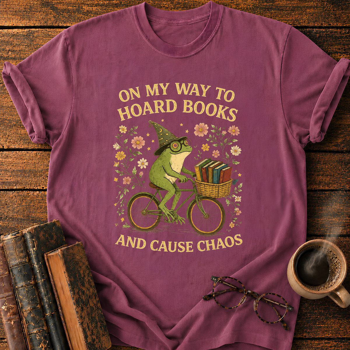 On My Way To Hoard Books T-Shirt