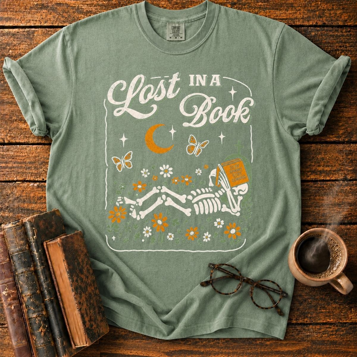 Lost in a Spooky Book Meadow T-Shirt