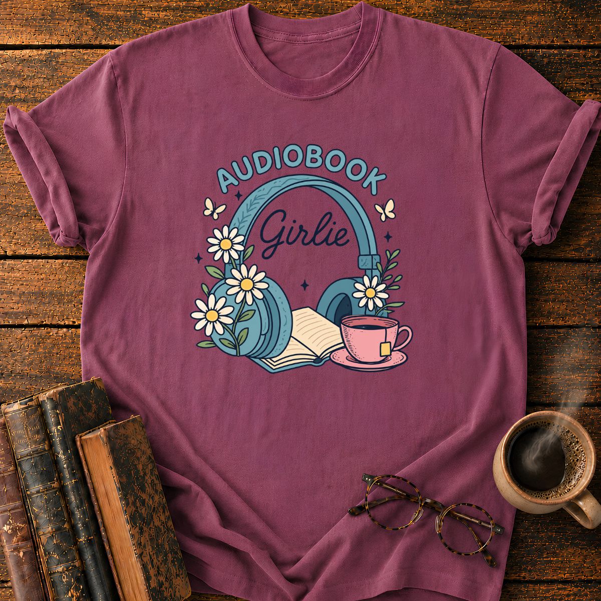 AudioBook Girlie T-Shirt